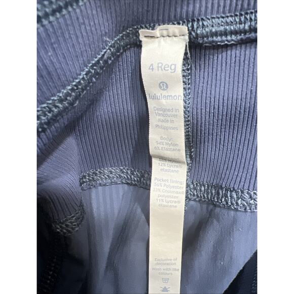 Lululemon Studio Pant II *Unlined (Regular)Blue Denim Size 4 (Small Flaw See Pic - Picture 10 of 16